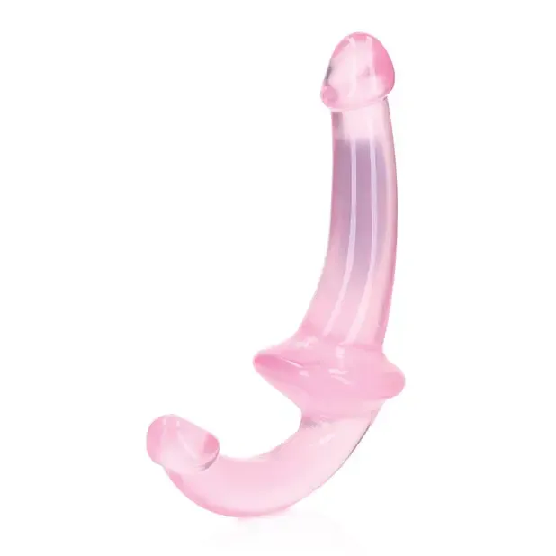SHOTS AMERICA Female Sex Toys RealRock Crystal Clear 6 in Strapless StrapOn Dildo Purple SHOTS AMERICA Female Sex Toys RealRock Crystal Clear 6 in Strapless StrapOn Dildo Purple