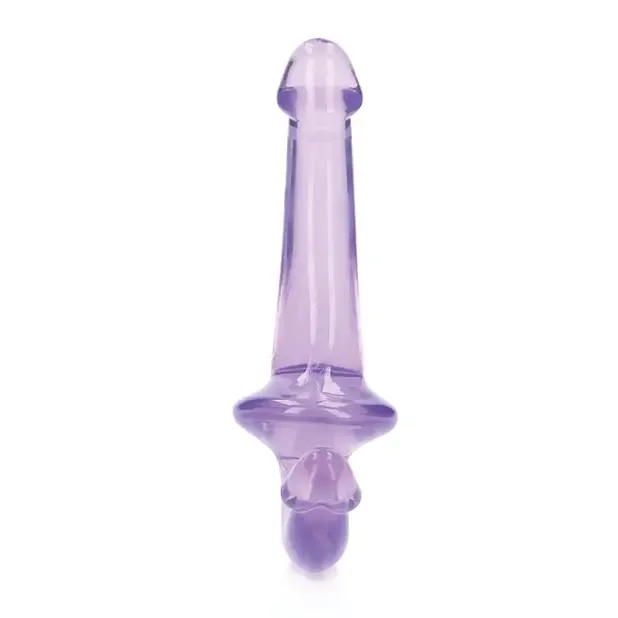 SHOTS AMERICA Female Sex Toys RealRock Crystal Clear 6 in Strapless StrapOn Dildo Purple SHOTS AMERICA Female Sex Toys RealRock Crystal Clear 6 in Strapless StrapOn Dildo Purple